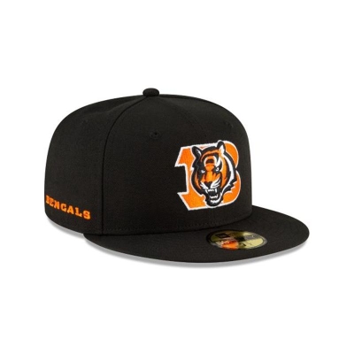 Sapca New Era Cincinnati Bengals NFL Logo Mix 59FIFTY Fitted - Negrii